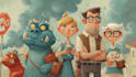 draw cartoon illustration art