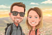 create a hilarious caricature, cartoon caricature