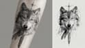 high end linework tattoo design for you