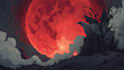 draw dark art illustration with engraving style