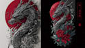 draw amazing japanese oriental tattoo