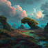 design a conceptual fantasy landscape