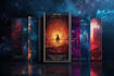 create artistic fantasy book cover design