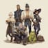 make a dnd character and dnd party character, game art