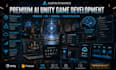 develop a modern unity puzzle or escape room game with ai and multiplayer
