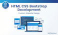 do web developing using HTML CSS and bootstrap