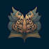do a fantasy book novel series logo