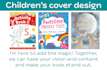 design your childrens book cover with your images