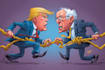 draw high quality political cartoon