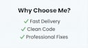 fix website issues HTML CSS js firebase
