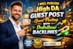 create high authority guest posting backlinks for seo