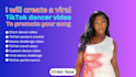 create a professional tiktok dance video with viral choreography