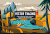 manual vector tracing, vectorize logo in adobe illustrator