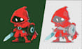 create print ready dtf halftone design for any color tshirt