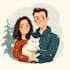 design christmas themed illustratio