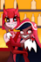 draw your in hazbin hotel and helluva boss style