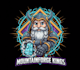 do a dwarf mascot logo with t shirt design