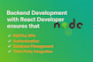 develop secure and scalable backend apis using node js