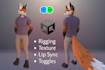 upload create custom vrchat furry avatar nfsw 3d character model anime vtuber