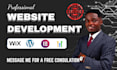 wordpress wix website development elementor custom theme design SEO optimization