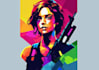 create colorful wpap pop art portrait