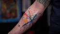 custom an abstract black tattoo design