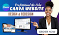 be canva expert canva mockup canva brochure canva ugc portfolio on canva website