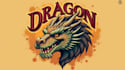 design wonderful dragon head logo