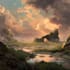 digitally paint fantasy landscape