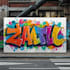 do graffiti logo, t shirt design in graffiti art