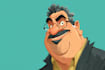draw a cartoon illustration