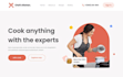 build a fast responsive nextjs landing page