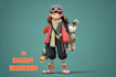 design custom game characters with weapons, outfits