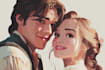 custom disney style couple character art