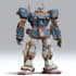 create futuristic sci fi robot character art