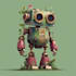 create high quality sci fi robot character illustrations
