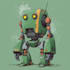 create stunning sci fi robot character art for your project