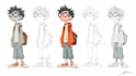 create cartoon character design