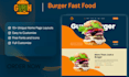 design animated static tv screen menu board digital menu restaurant food flyer