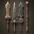 create concepts for sci fi and fantasy weapons