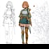 draw a character in manga style