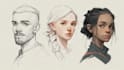 design and illustrate realistic characters