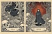 do a medieval woodcut gothic etching illustration