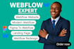 design, redesign develop webflow website as webflow expert for saas