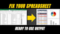 clean and organize messy excel or CSV files