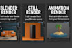 render your blender scene in full HD, 2k or 4k