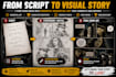 create noir comic pitch pages, sequential art and educational graphic novels