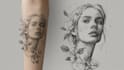 develop custom tattoo design, sketch