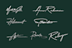 design artistic signature logo