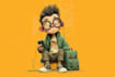 draw a cartoon illustration